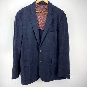 Brooks Brothers Regent Navy Blue Wool Blazer Mens 48 Long